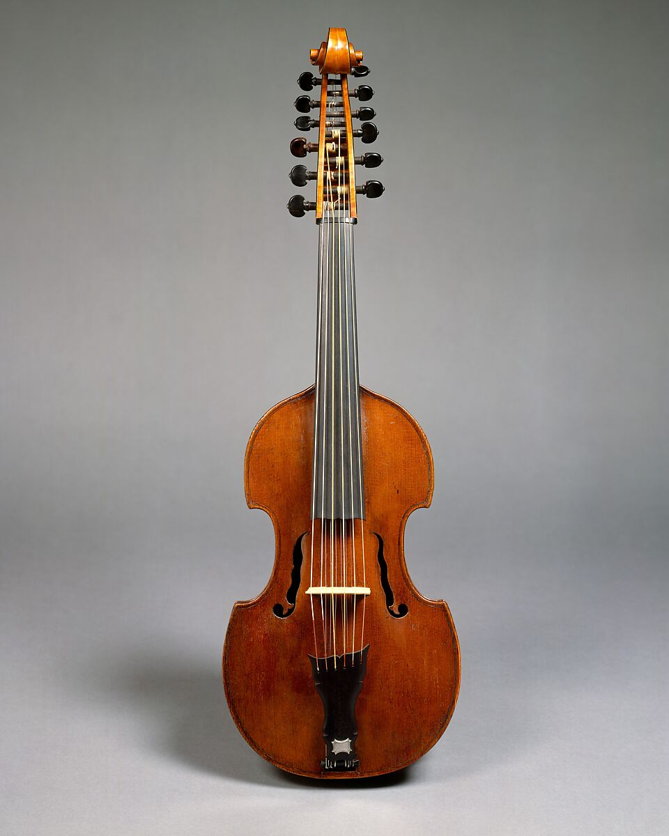 Viola d'Amore, Joseph Gagliano (1742–1820) (Italian, Naples), Spruce, maple, ebony, Italian 