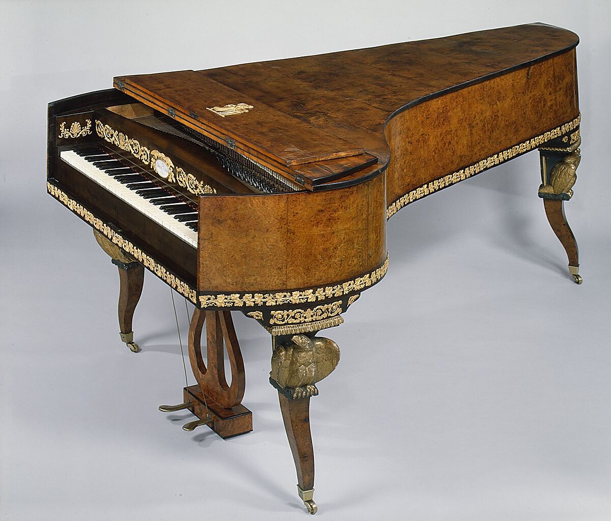 Grand Piano, Joseph Böhm (Austrian, Vienna 1786–ca.1850), Wood, various materials, Austrian 