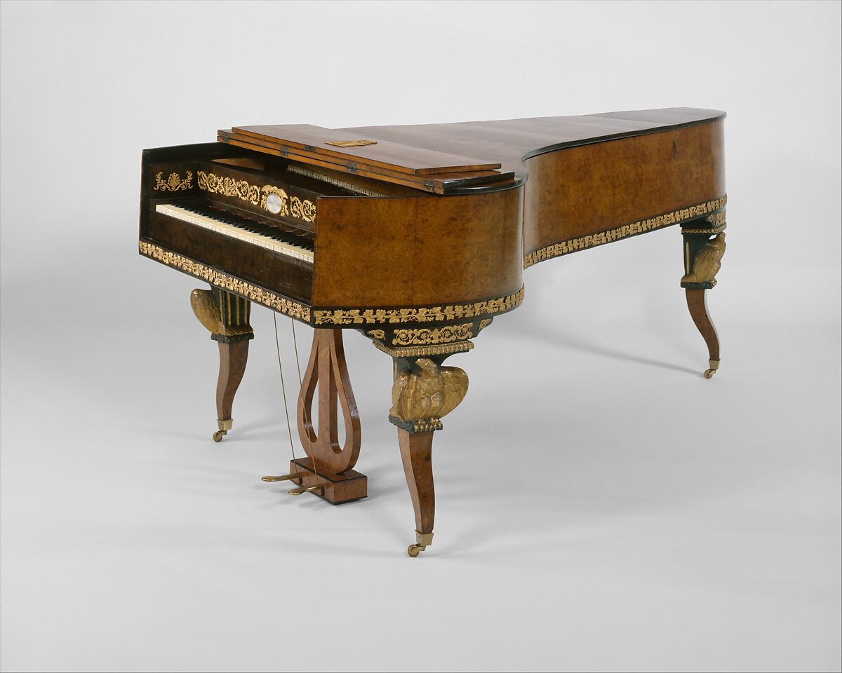 Grand Piano, Joseph Böhm (Austrian, Vienna 1786–ca.1850), Wood, various materials, Austrian