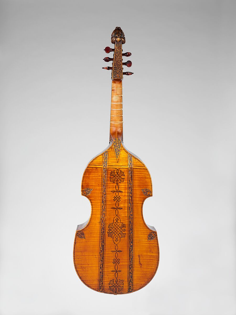 Division Viol, labeled Richard Meares (British, London 1647–1725 London), Spruce, ebony, maple, British