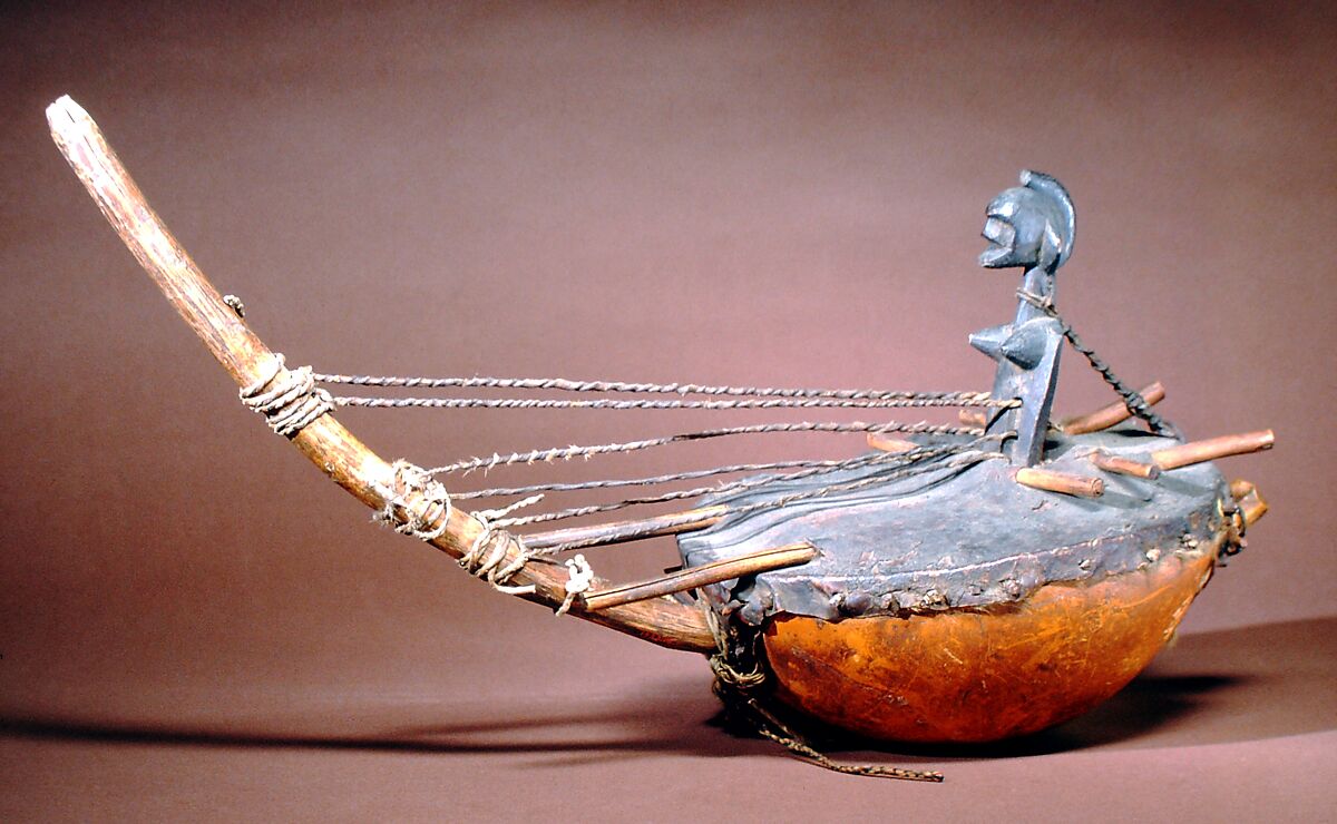 Korikaariye, Gourd, skin, wood, Senufo People