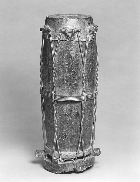 Taganing Drum, Wood, hide, rattan, Batak