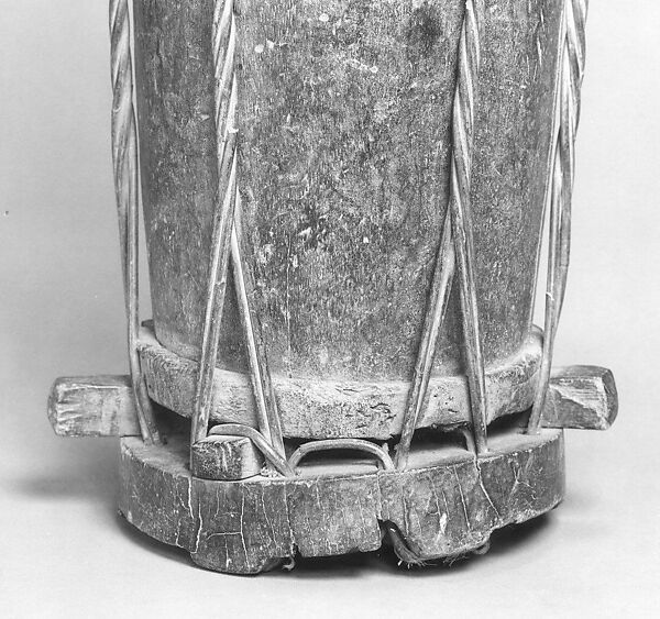 Taganing Drum, Wood, hide, rattan, Batak