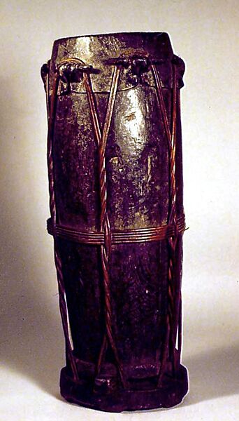 Taganing Drum, Wood, hide, rattan, Batak