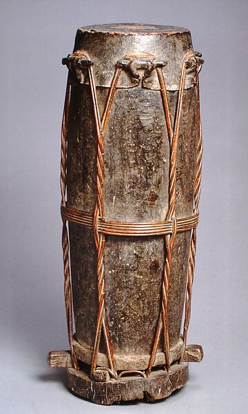 Taganing Drum, Wood, hide, rattan, Batak 