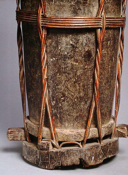 Taganing Drum, Wood, hide, rattan, Batak