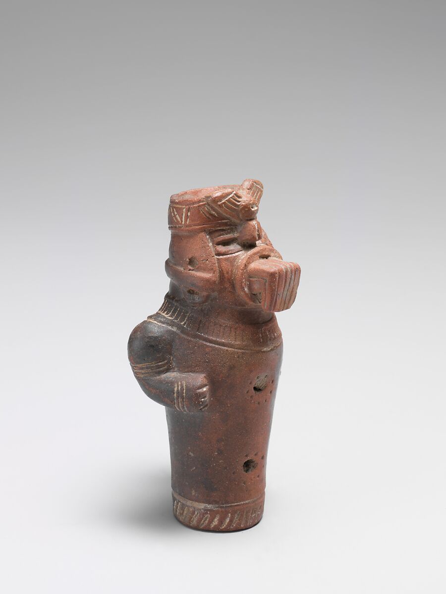 Flute, Ceramic, Tairona People; Gayraca style 