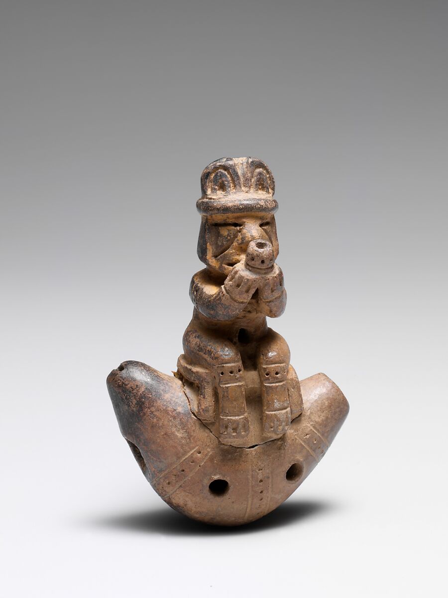 Ocarina, Ceramic, Tairona People; Gayraca style 