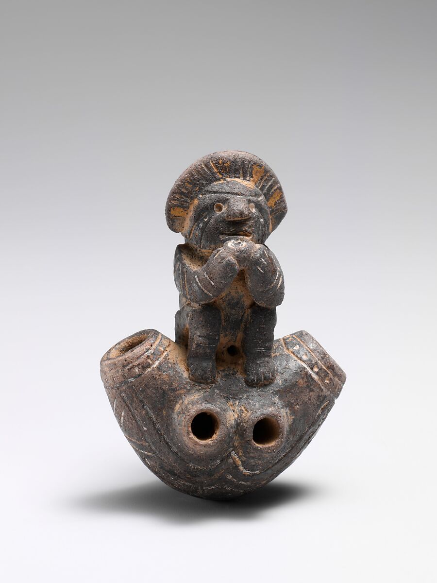 Ocarina, Ceramic, Tairona People; Gayraca style 