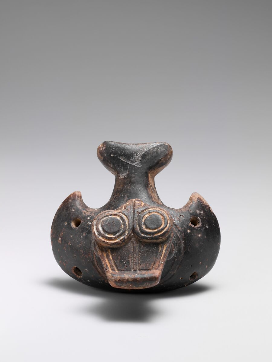 Ocarina, Ceramic, Tairona People; Gayraca style