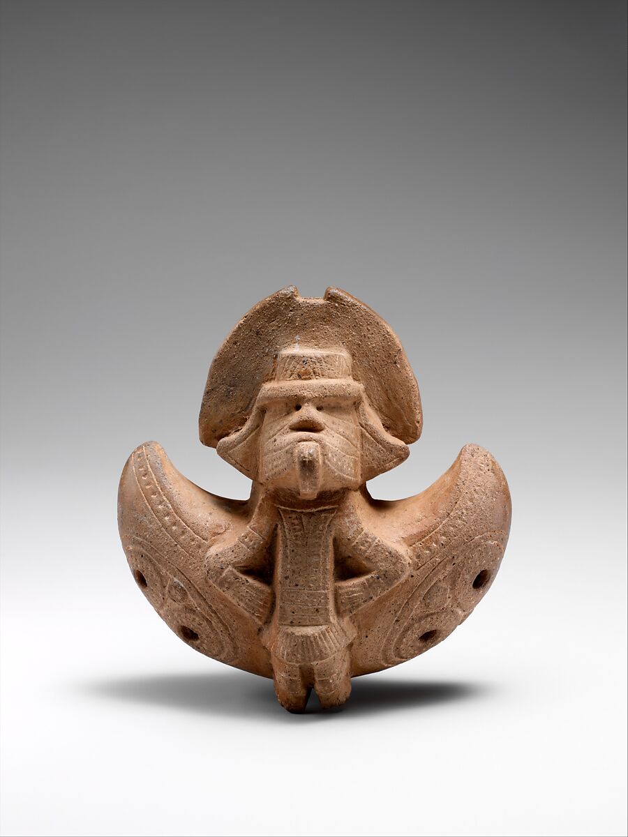 Ocarina, Ceramic, Tairona People; Gayraca style 