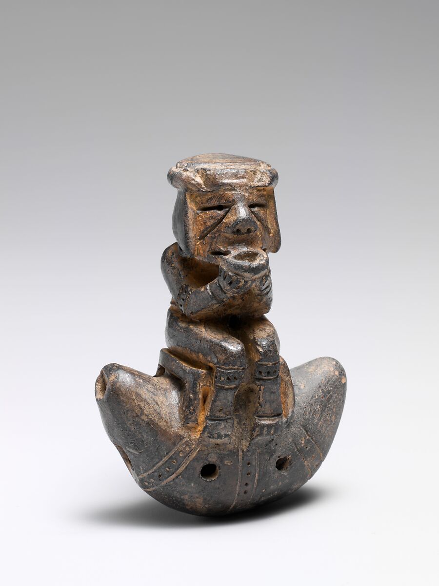 Ocarina, Ceramic, Tairona People; Gayraca style 