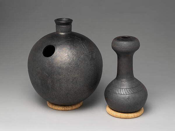 Udu, Frank Giorgini (American, 1947–), Clay, rattan, American