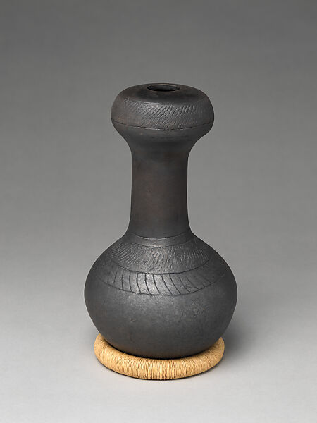 Udu, Frank Giorgini (American, 1947–), Clay, rattan, American 