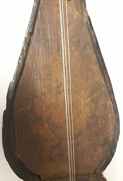 Sgra-Snyan, Wood, goatskin, metal, Tibetan