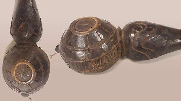 Sgra-Snyan, Wood, goatskin, metal, Tibetan