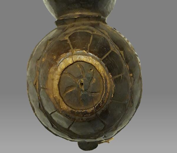 Sgra-Snyan, Wood, goatskin, metal, Tibetan