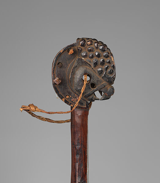 Sgra-Snyan, Wood, goatskin, metal, Tibetan