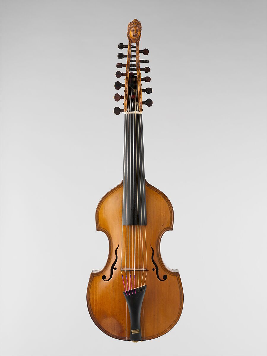 Viola d'Amore, Attributed to Jean-Nicolas Lambert (French, Saint-Laurent near Epinal 1708–1759 Paris), Wood, French 