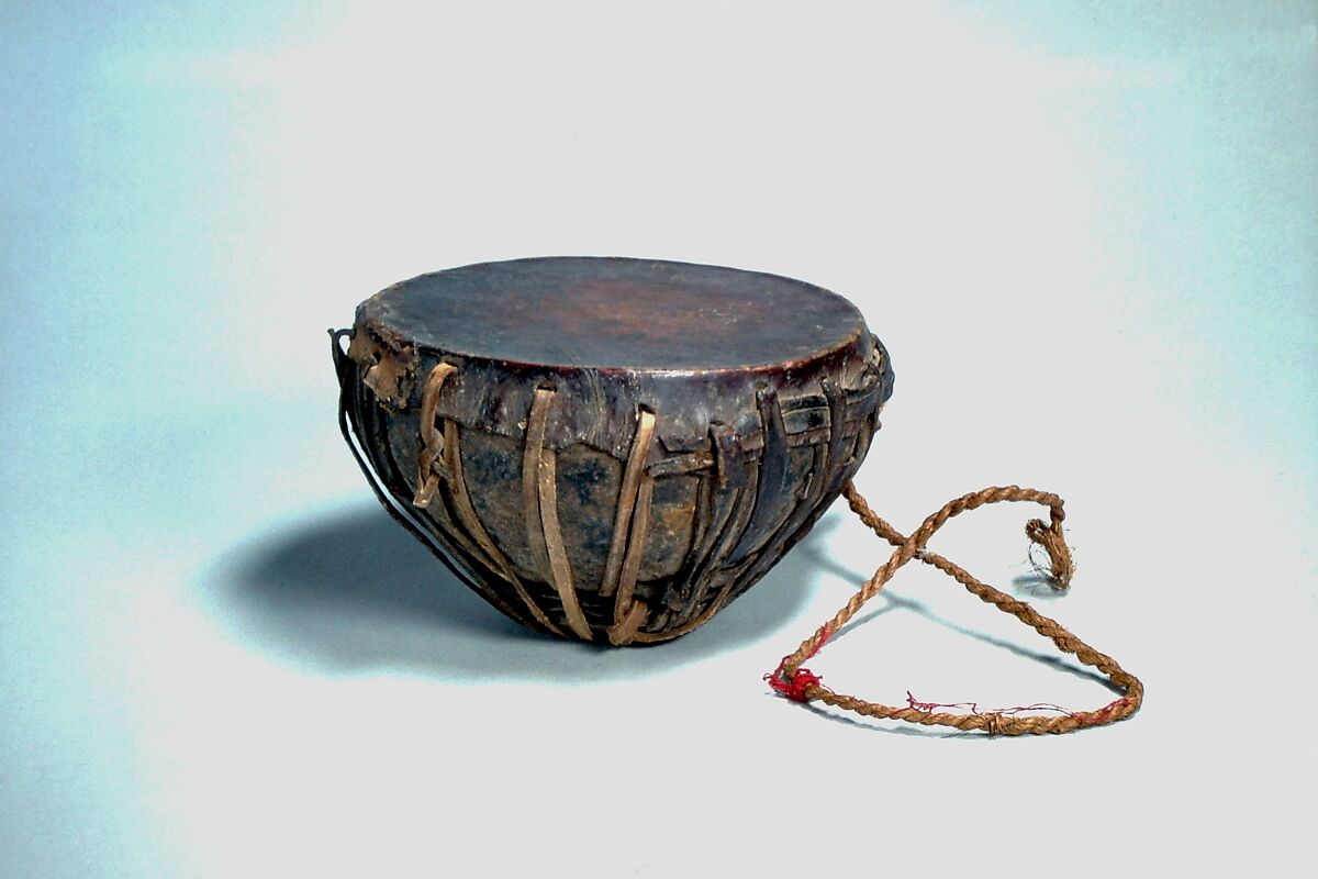 Tyamko, Wood, brass, Nepalese 