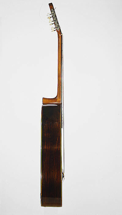 Guitar, Manuel Ramírez (Spanish, Alhama de Aragon, 1864–1916), Spruce, rosewood, cedar, ebony, ivory or bone, Spanish