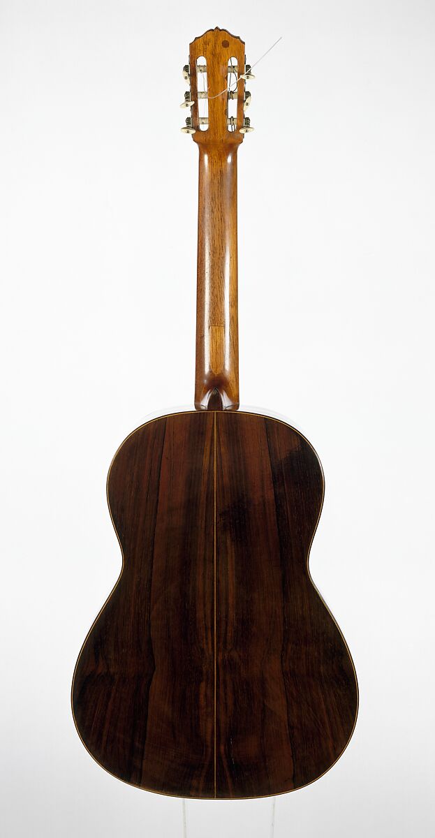 Guitar, Manuel Ramírez (Spanish, Alhama de Aragon, 1864–1916), Spruce, rosewood, cedar, ebony, ivory or bone, Spanish