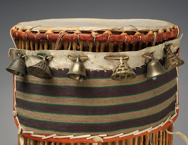 Dundun (iya ilu), Wood, cloth, hide, metal, Yoruba