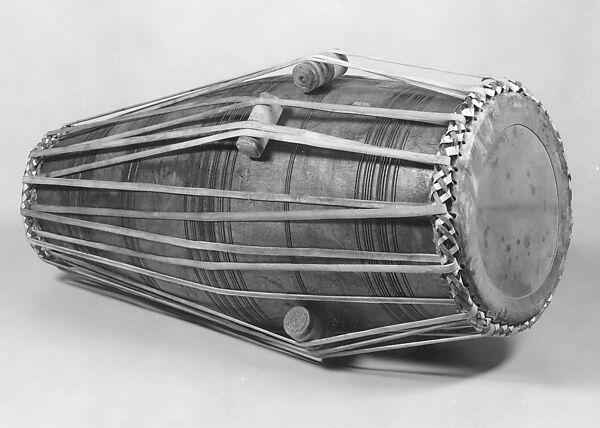 Mrdangam, Wood, leather, tuning paste, Indian