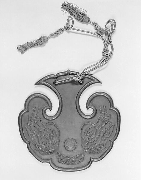 Umpan (雲版), Bronze, silk cord, Japanese 