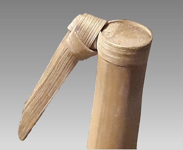 Suling (ring flute), Cane, palm fiber, Indonesian (Sundanese)