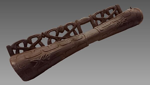 Em, Wood, lizard skin, Asmat