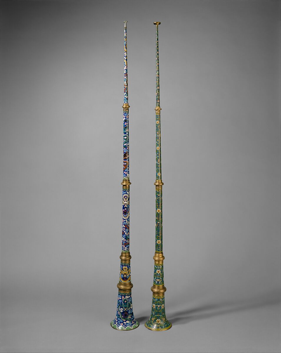 Dung-Chen, Brass, copper, cloisonné, Chinese
