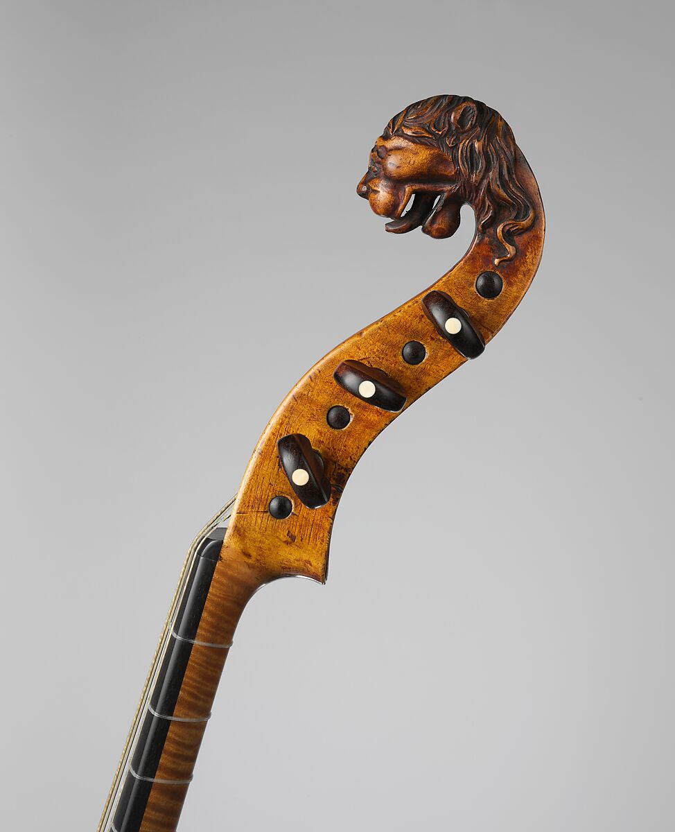 Bass Viola da Gamba, attributed to Andreas Jais (German, Mittenwald 1685–1753 Tölz), Wood, Austrian