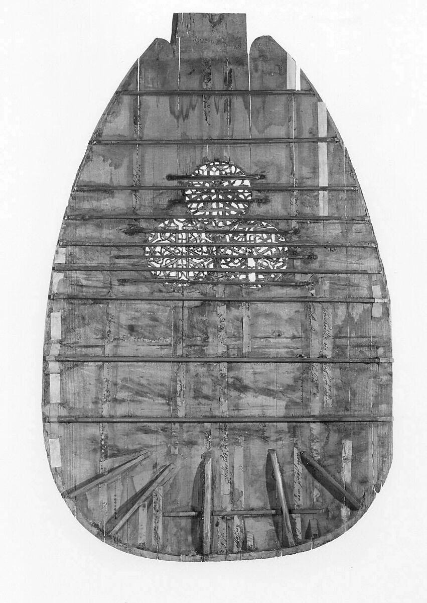 Lute, Attributed to Wendelin Tieffenbrucker (German, active 1570–1610), Yew, spruce, ebony, maple, Italian