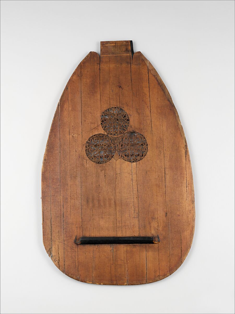 Lute, Attributed to Wendelin Tieffenbrucker (German, active 1570–1610), Yew, spruce, ebony, maple, Italian