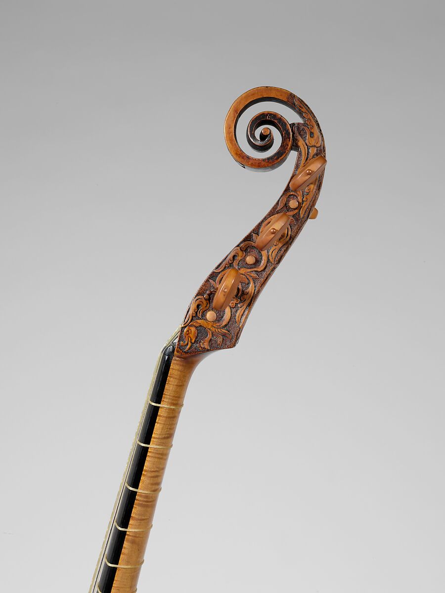 Bass Viola da Gamba, attributed to John Rose (British), Wood, British