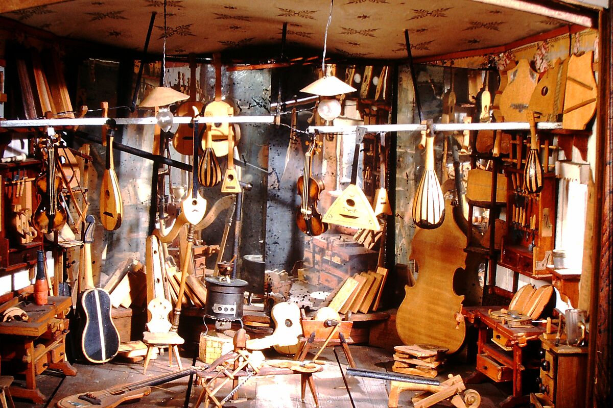 Luthier's Workshop Model, Various materials, Czech 