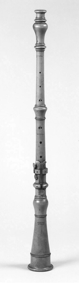 Oboe, Richard Milhouse (British, Newark 1759–1845 East Retford) or, Boxwood, brass, British 