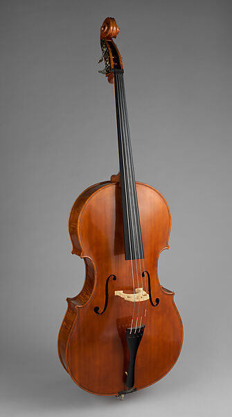 Small Bass Violin, Carleen M. Hutchins (Springfield, Massachusetts, 1911–2007 Wolfeboro, New Hampshire), Spruce, maple, American