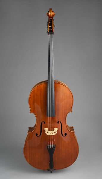 Small Bass Violin, Carleen M. Hutchins (Springfield, Massachusetts, 1911–2007 Wolfeboro, New Hampshire), Spruce, maple, American 