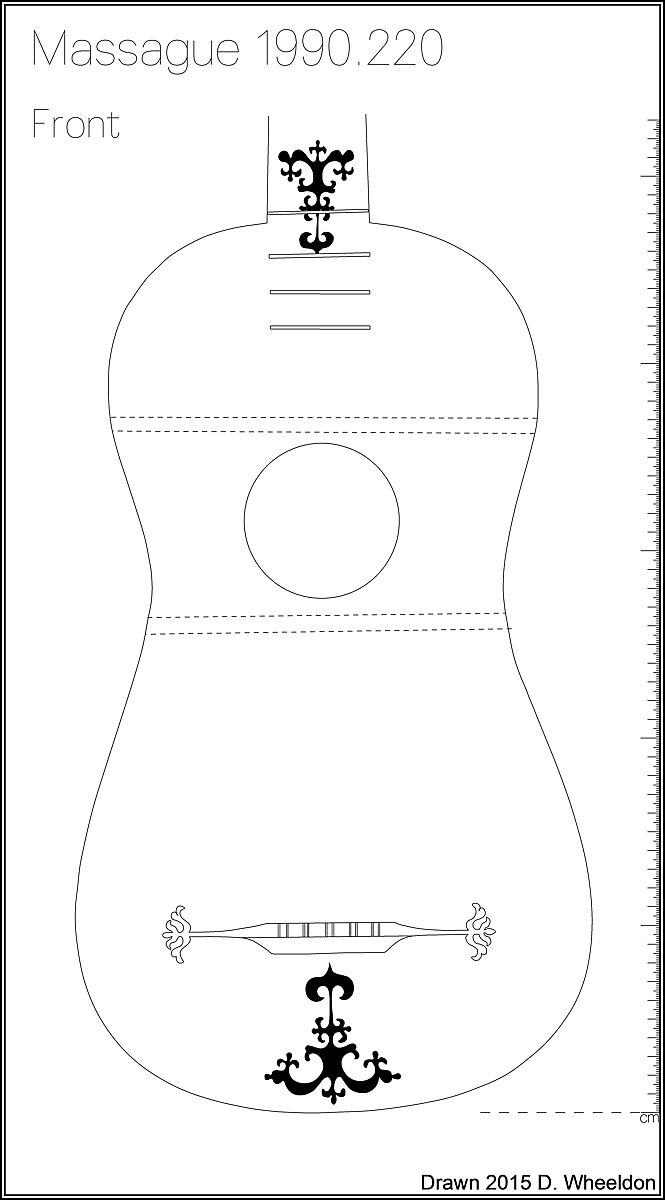 Guitar, José Massague (Spanish, Barcelona 1690–1764 Barcelona), Pine top, figured maple back and sides, rosewood binding, ivory nut, rosewood, mastic, and mother-of-pearl inlaid decoration, Spanish