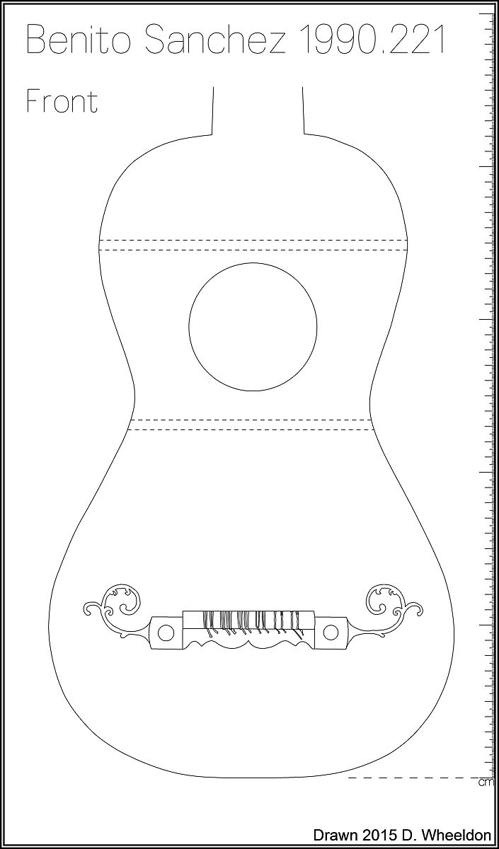 Guitar, Benito Sanchez de Aguilera (Spanish, Madrid, active 1790–1800), Spruce or fir top, cypress back and ribs, mahogany neck, rosewood fingerboard and frets, ebony nut, gut strings, Spanish