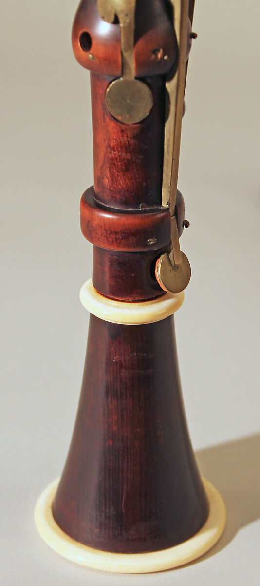 Clarinet in E-flat, Henry H. Prentiss (American, Roxbury, Massachusetts 1801–1860 Boston), Wood, American