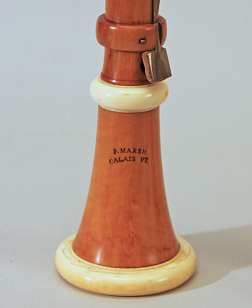 Clarinet in C, Peter Marsh, Wood, various materials, American