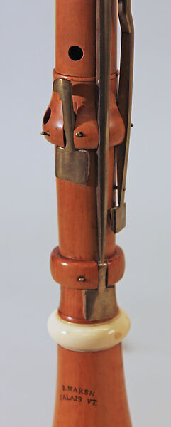 Clarinet in C, Peter Marsh, Wood, various materials, American