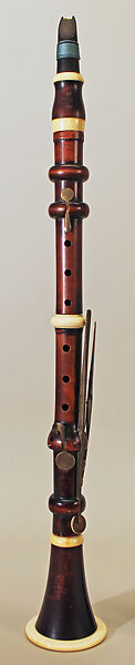Clarinet in C, John Ashton Sr. or Jr., Wood, brass, ivory, American 