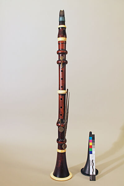 Clarinet in C, John Ashton Sr. or Jr., Wood, brass, ivory, American