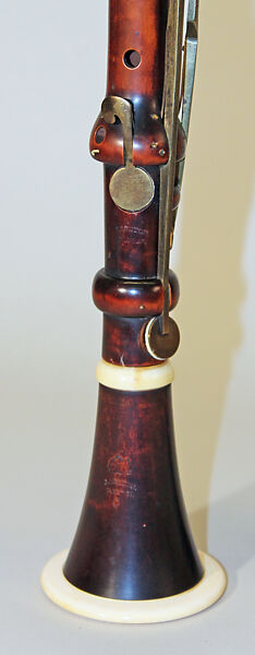 Clarinet in C, John Ashton Sr. or Jr., Wood, brass, ivory, American