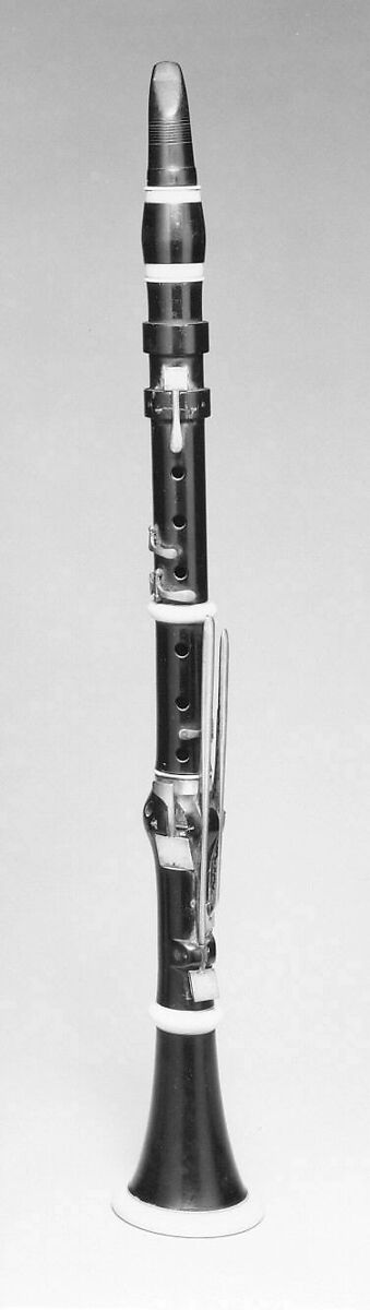Clarinet in C, Josef Karl Anton "Charles" Felchlin (Swiss, Schwyz? 1800–1855 Bern?), Wood, silver, ivory, Swiss