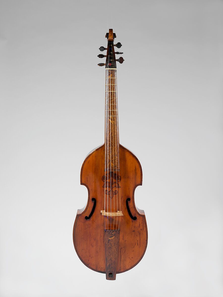 Bass instrument deals of viol family